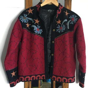 Icelandic Design Wool Sweater Jackets Size M